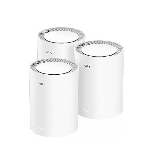 Cudy Mesh AX1800 Dual Band Gigabit Wi-Fi 6 3-Pack M1800 Cudy Mesh AX1800 Dual Band Gigabit Wi-Fi 6 3-Pack M1800